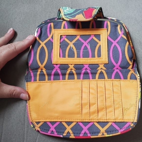 RETIRED Vera Bradley Kiss 'n Snap Wallet in Jazzy Blooms pattern - Picture 7 of 10